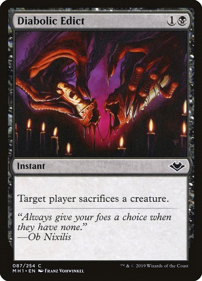 Diabolic Edict (87) [MH1]