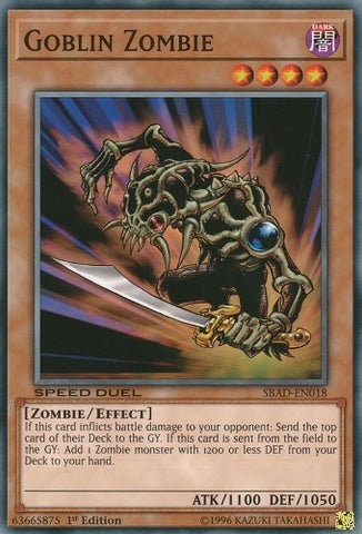 Goblin Zombie (SBAD-EN018) [SBAD]