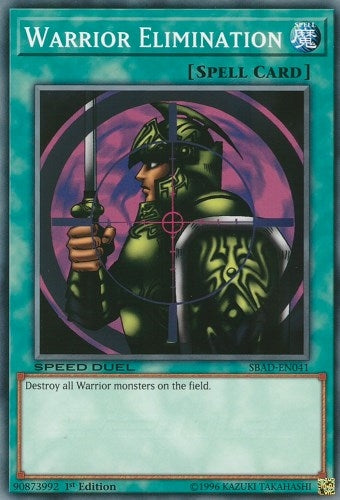 Warrior Elimination (SBAD-EN041) [SBAD]