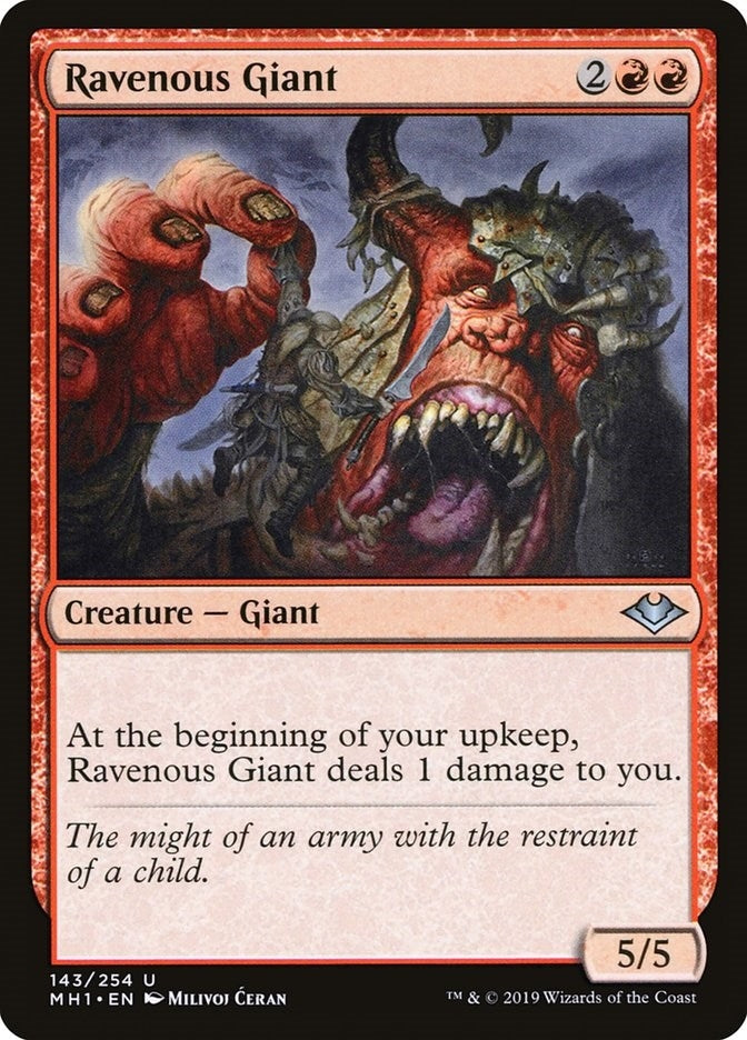 Ravenous Giant (143) [MH1]