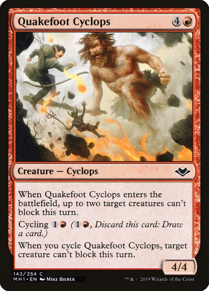 Quakefoot Cyclops (142) [MH1]