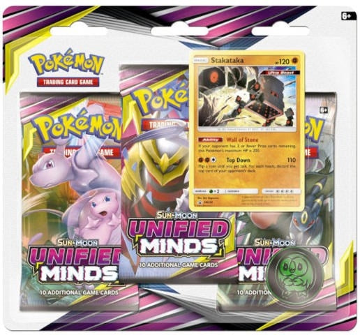 Unified Minds 3 Pack Blister Stakataka [SM11]