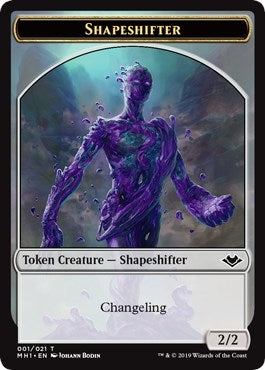 Shapeshifter 001 Emblem Wrenn and Six 021 Double sided Token [MH1]