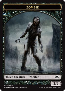 Zombie 007 Emblem Wrenn and Six 021 Double sided Token [MH1]