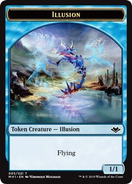 Illusion 005 Golem 018 Double sided Token [MH1]
