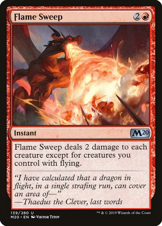 Flame Sweep (139) [M20]