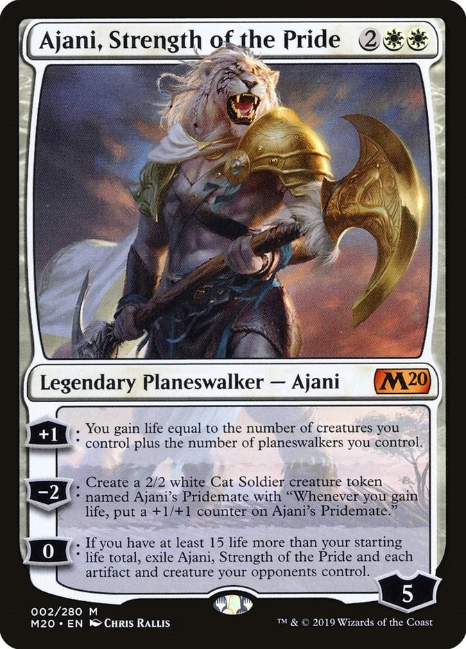 Ajani Strength of the Pride (2) [M20]
