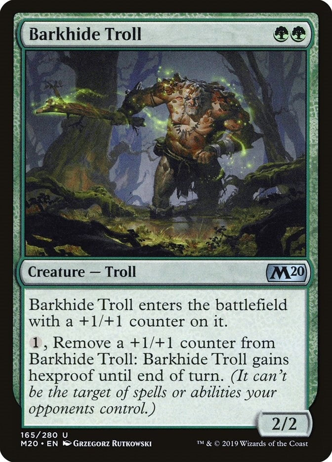 Barkhide Troll (165) [M20]