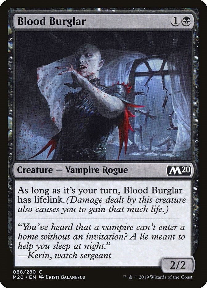 Blood Burglar (88) [M20]