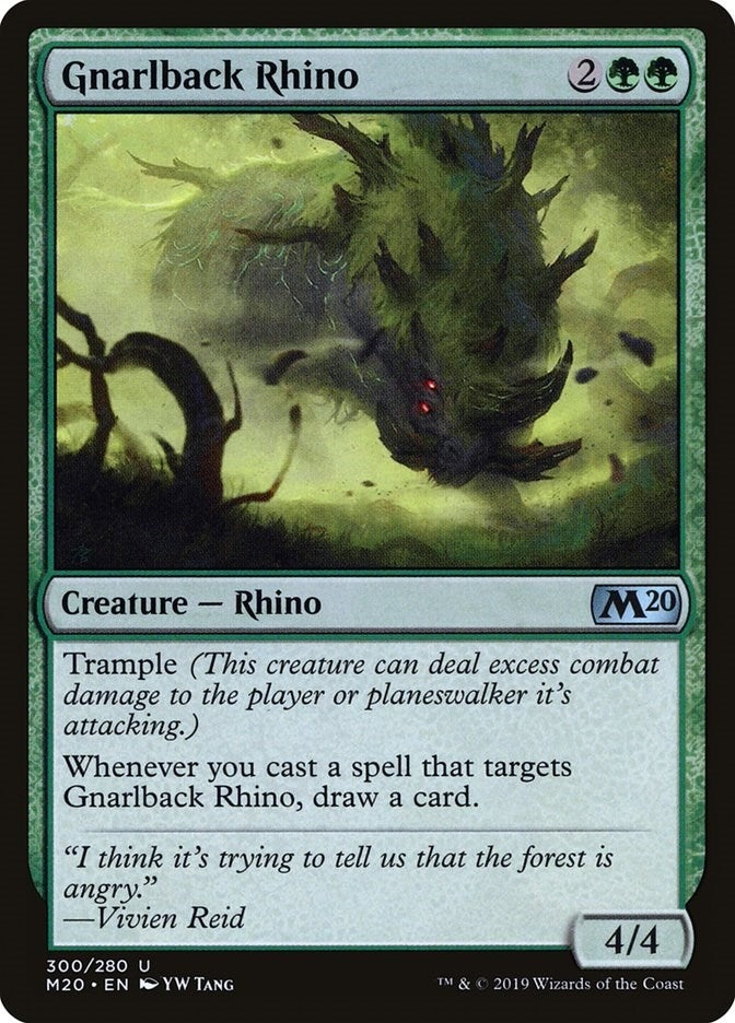 Gnarlback Rhino (300) [M20]