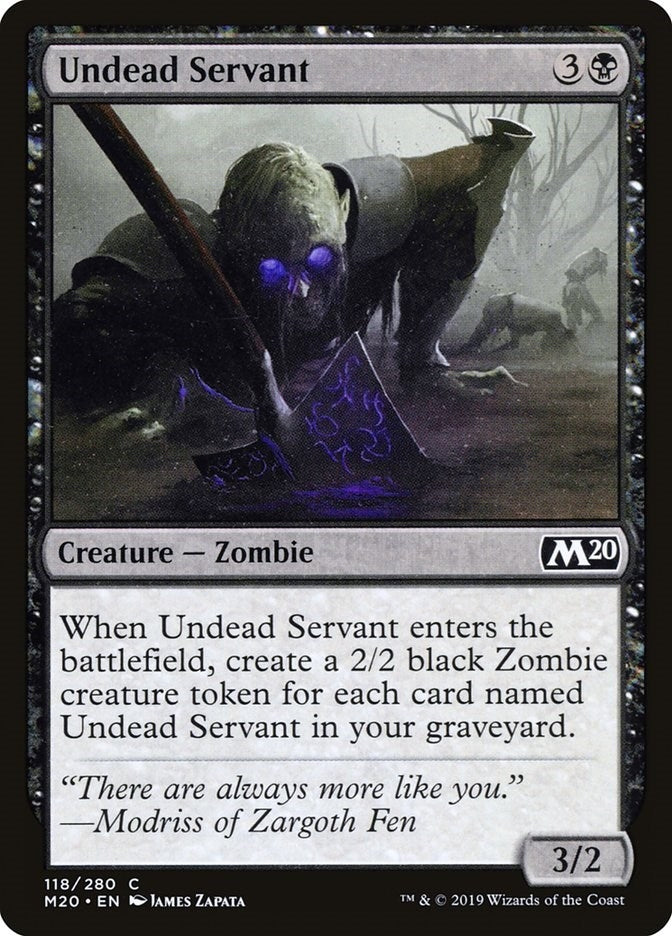 Undead Servant (118) [M20]