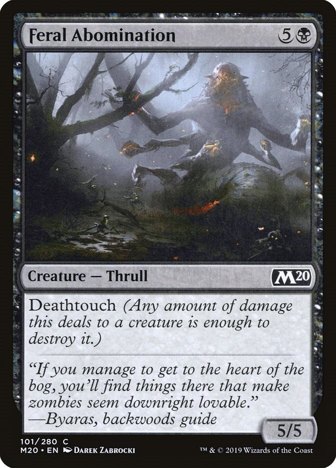 Feral Abomination (101) [M20]