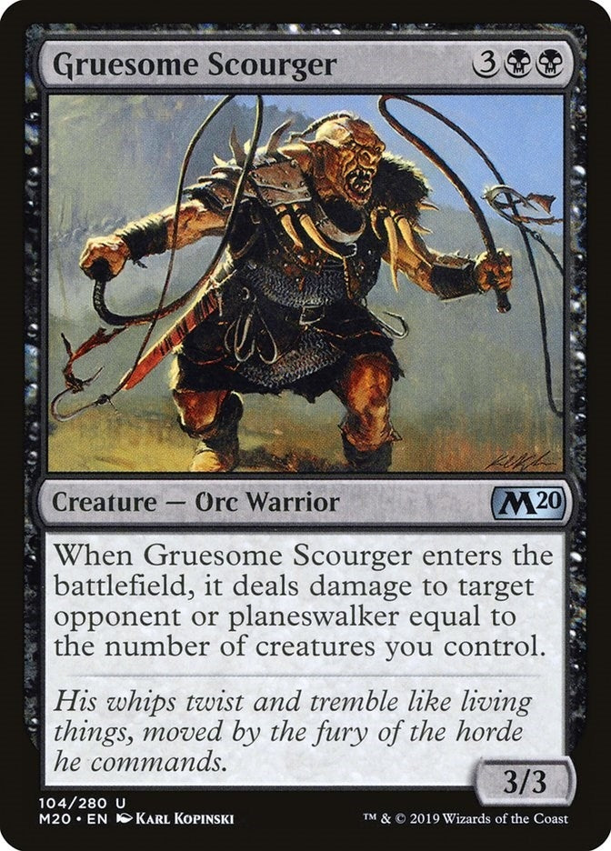 Gruesome Scourger (104) [M20]