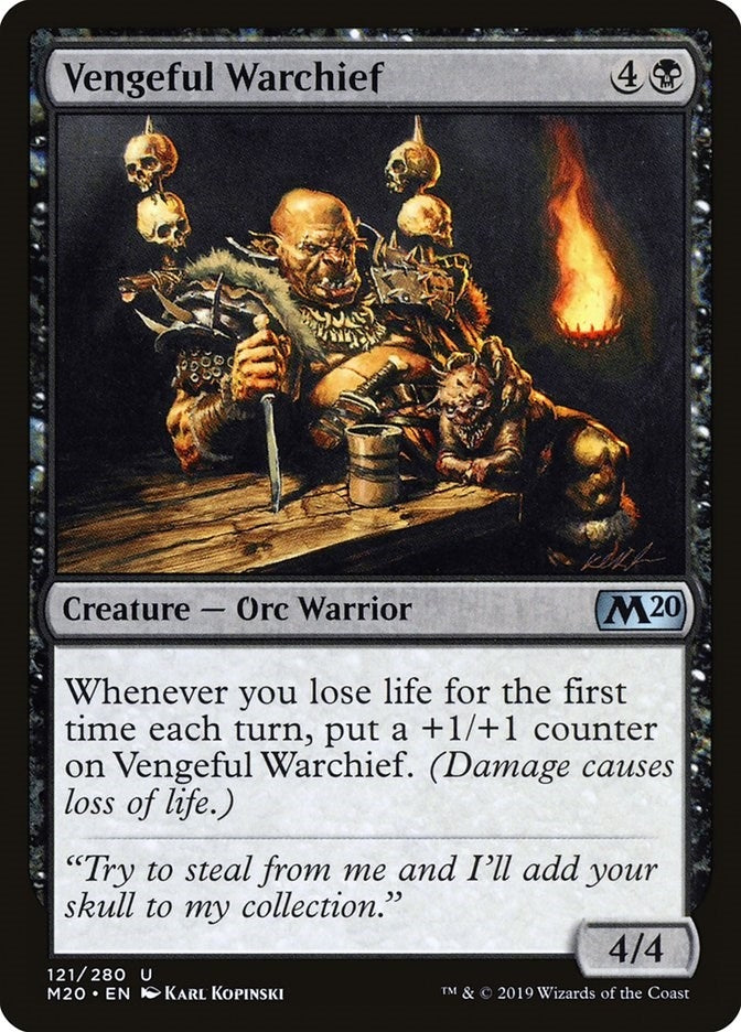 Vengeful Warchief (121) [M20]