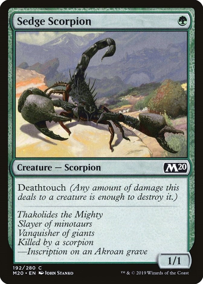 Sedge Scorpion (192) [M20]