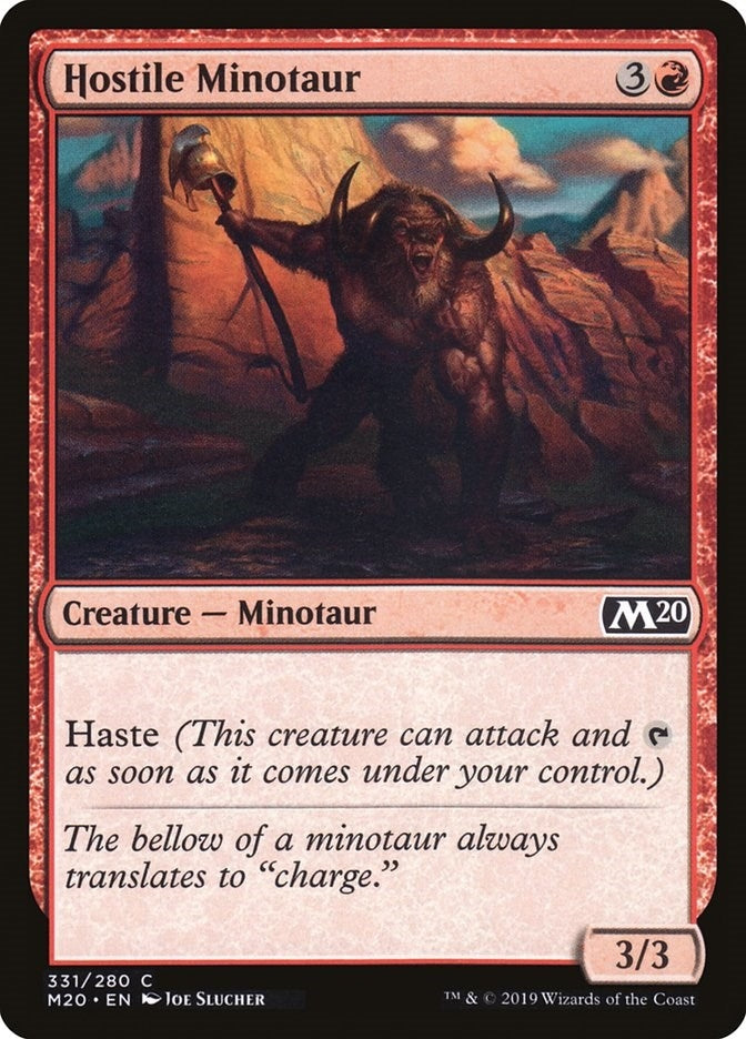 Hostile Minotaur (331) [M20]