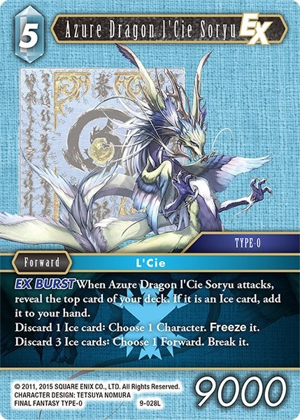 Azure Dragon lCie Soryu EX (9-028L) [OP9]