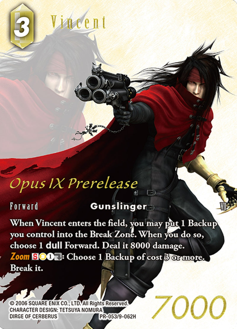 Vincent Prerelease Promo (PR-053/9-062H) [PR]