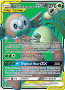 Rowlet and Alolan Exeggutor GX Full Art (214/236) [SM11]