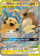 Raichu & Alolan Raichu GX (54/236) (SM - Unified Minds)