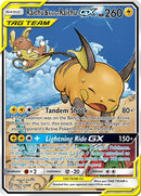 Raichu and Alolan Raichu GX Alternate Full Art (221/236) [SM11]