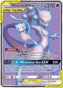 Mewtwo and Mew GX Full Art (222/236) [SM11]