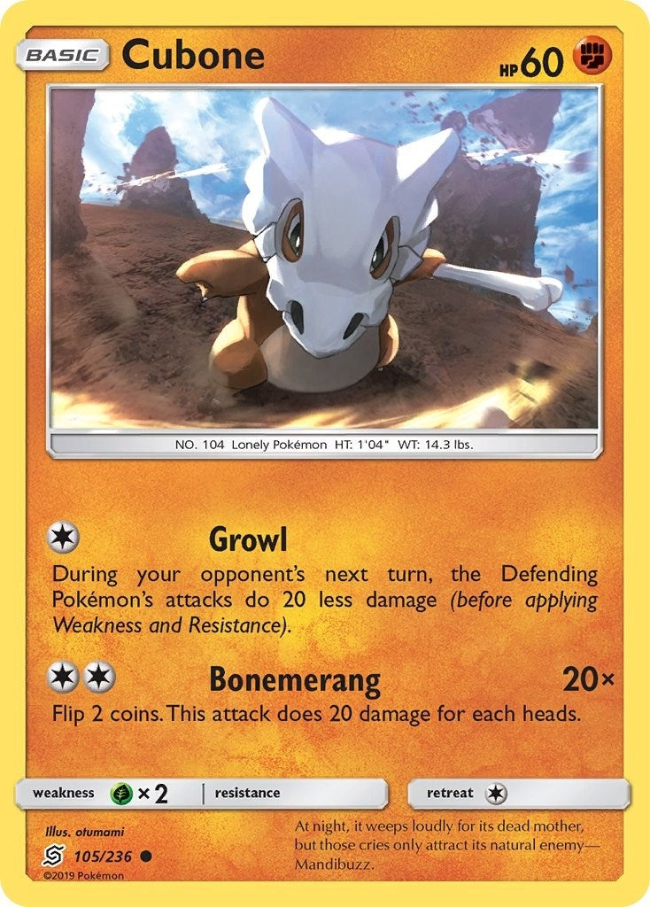Cubone (105/236) [SM11]