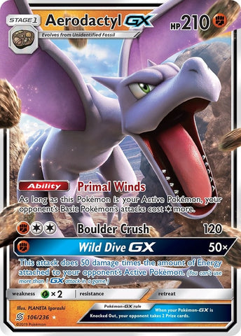 Aerodactyl GX (106/236) [SM11]