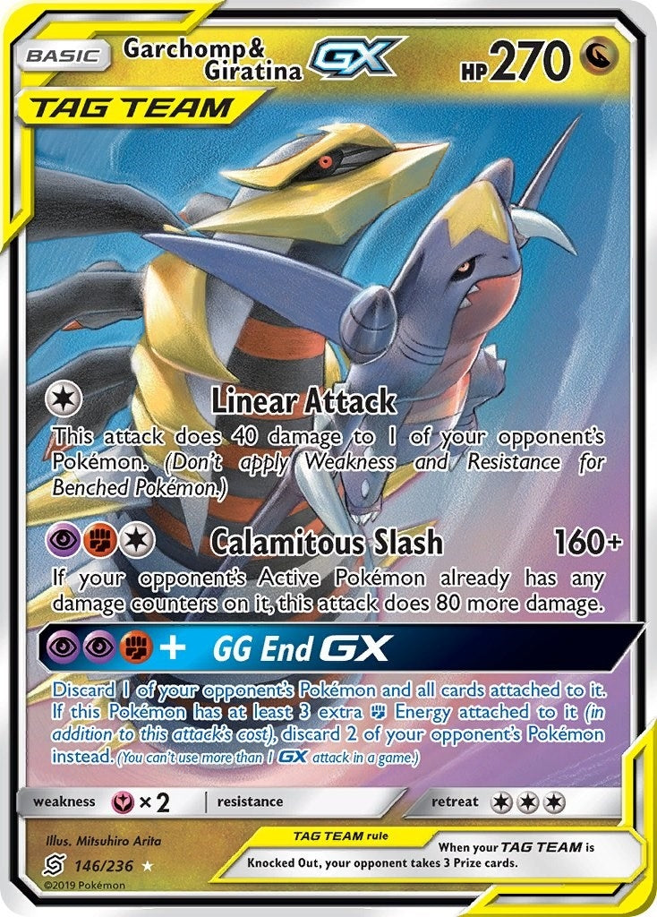 Garchomp and Giratina GX (146/236) [SM11]