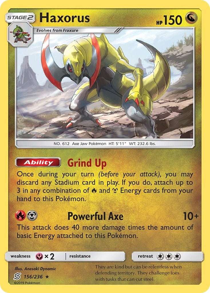 Haxorus (156/236) [SM11]