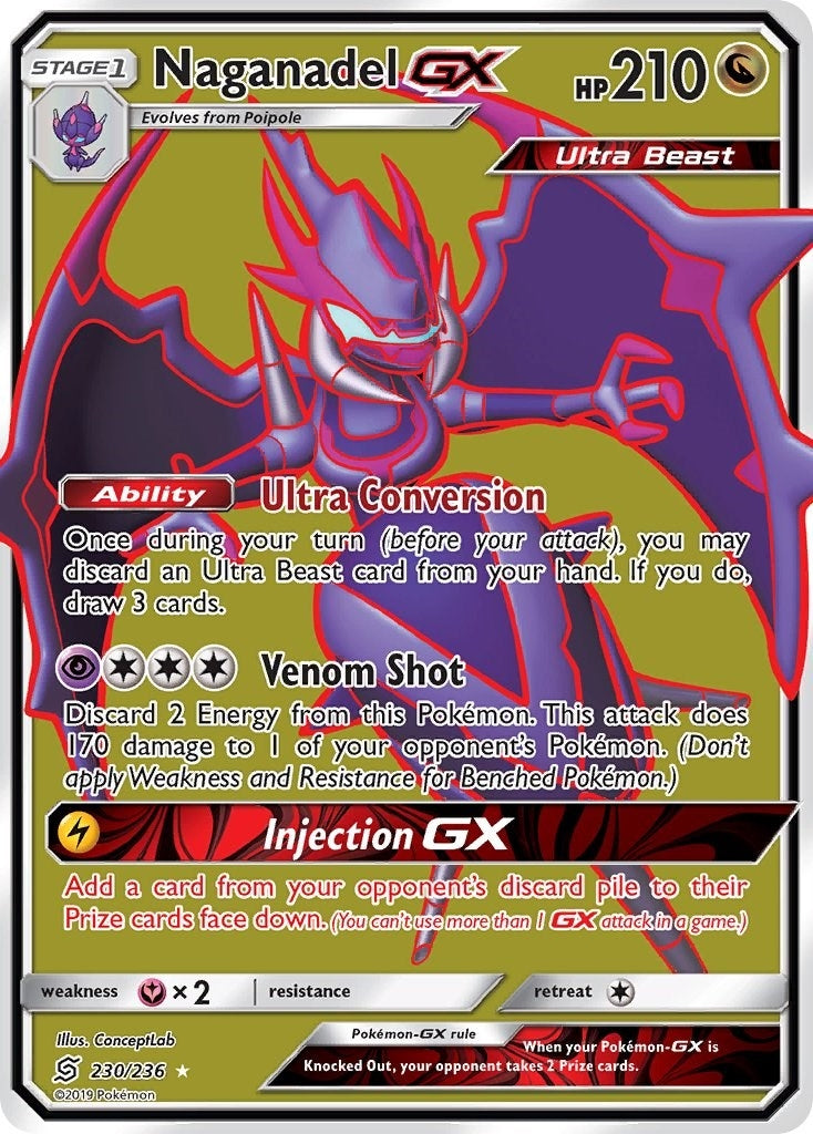 Naganadel GX Full Art (230/236) [SM11]