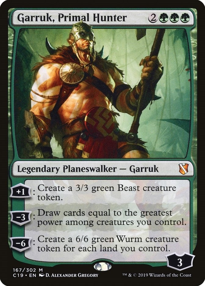Garruk Primal Hunter (167) [C19]