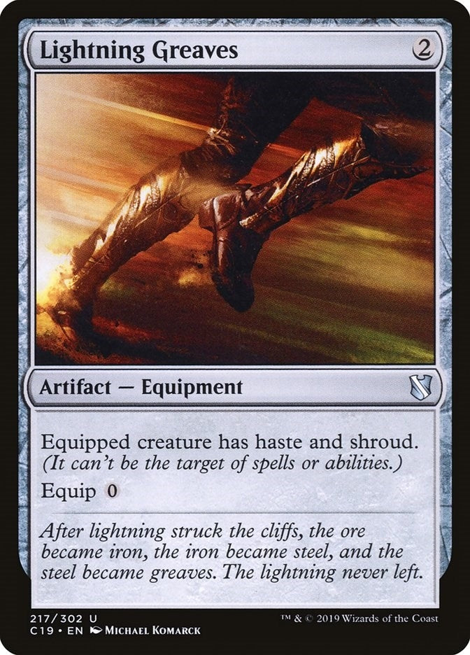 Lightning Greaves (217) [C19]