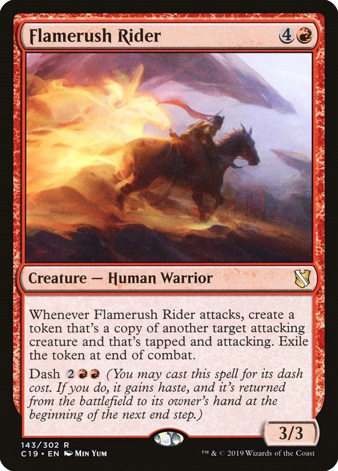 Flamerush Rider (143) [C19]