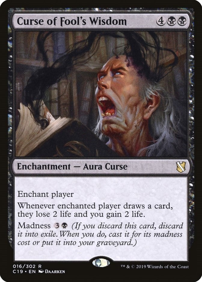Curse of Fools Wisdom (16) [C19]
