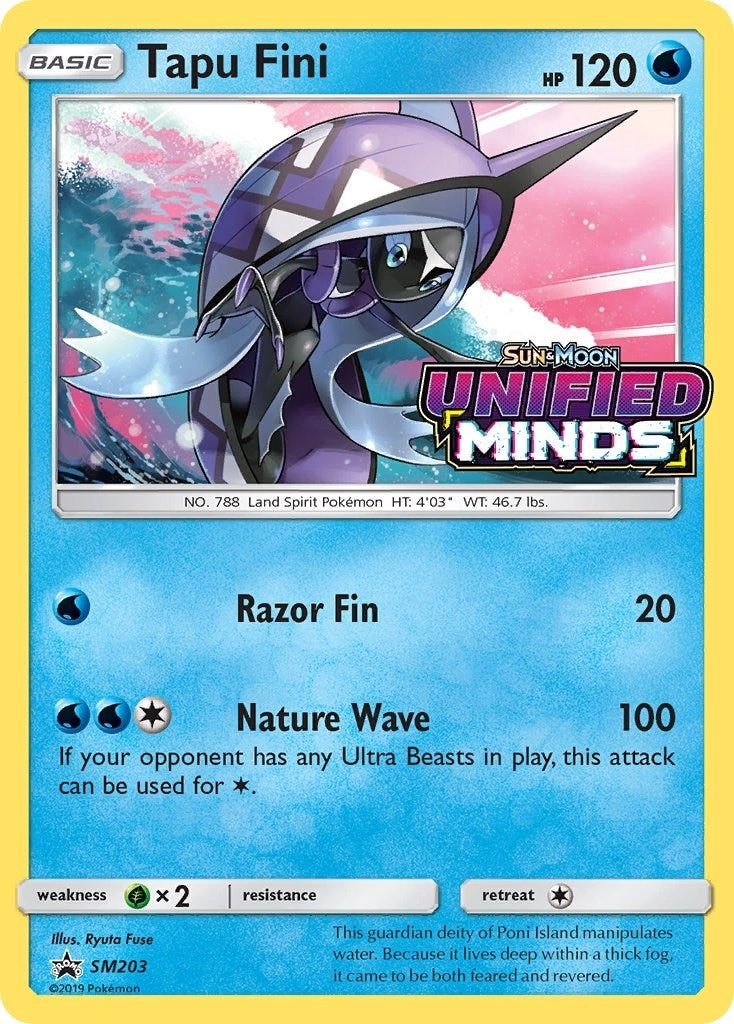 Tapu Fini SM203 Prerelease (SM203) [SMP]
