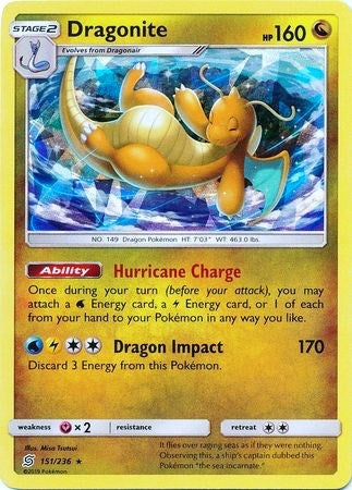 Dragonite 151 236 Cracked Ice Holo (151/236) [PR]