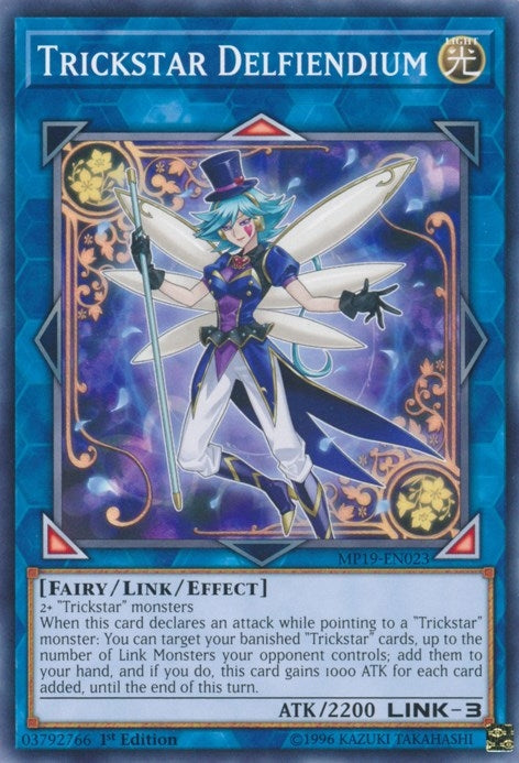 Trickstar Delfiendium (MP19-EN023) [MP19]