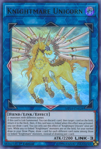 Knightmare Unicorn (MP19-EN028) [MP19]