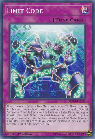 Limit Code (MP19-EN045) [MP19]