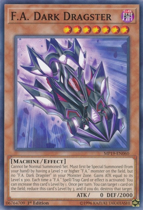 FA Dark Dragster (MP19-EN060) [MP19]