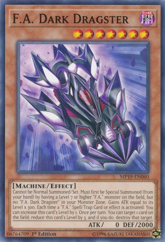 FA Dark Dragster (MP19-EN060) [MP19]