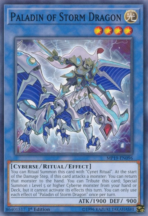 Paladin of Storm Dragon (MP19-EN096) [MP19]