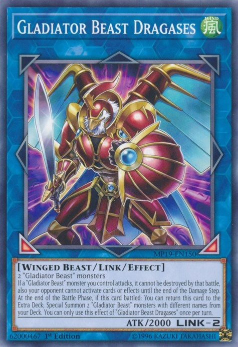 Gladiator Beast Dragases (MP19-EN150) [MP19]