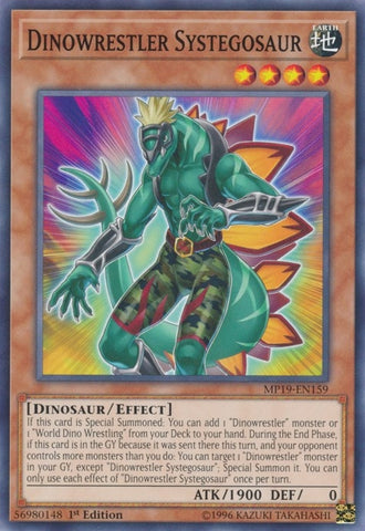 Dinowrestler Systegosaur (MP19-EN159) [MP19]