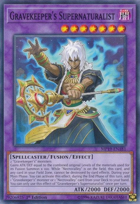 Gravekeeper's Supernaturalist [MP19-EN181] Common