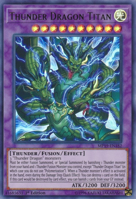 Thunder Dragon Titan (MP19-EN182) [MP19]