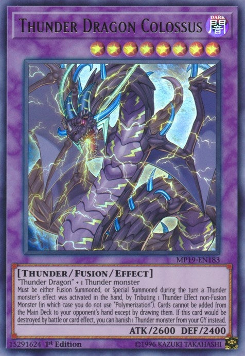 Thunder Dragon Colossus (MP19-EN183) [MP19]
