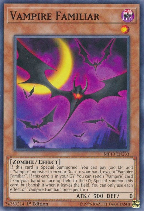 Vampire Familiar (MP19-EN233) [MP19]