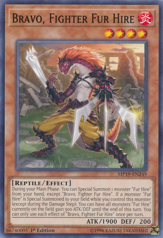Bravo Fighter Fur Hire (MP19-EN249) [MP19]
